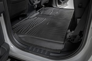 Ford F-150 Floor Mats - Front & Rear - Rough Country - Flex-Fit - '15-'24 Ford F-150 Floor Mats - Front & Rear - Rough Country - Flex-Fit - '15-'24